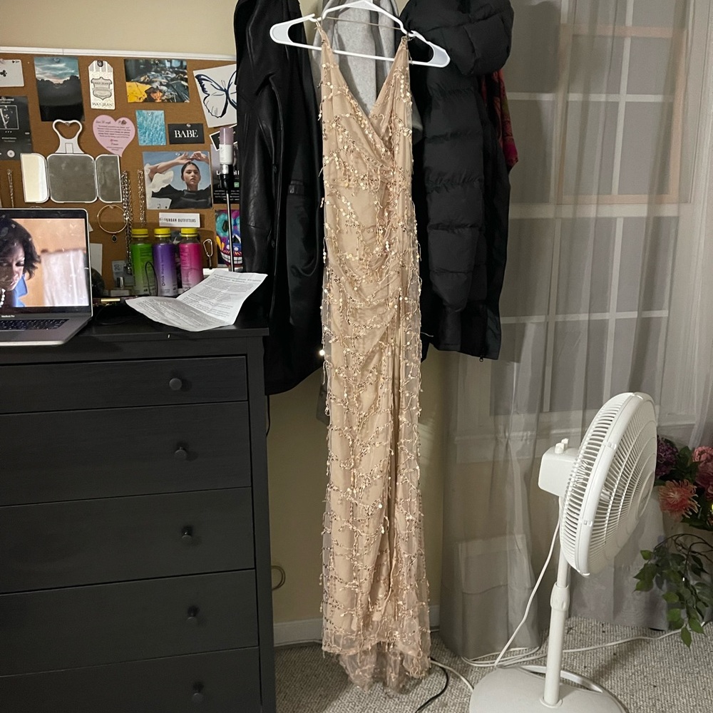 Sequin Maxi Formal Dress Size Medium
